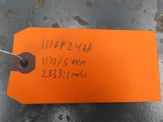 Falk 1110FZ4AA Inline Gearbox Speed Reducer Gear Drive 233:1 Ratio 5RPM Backstop