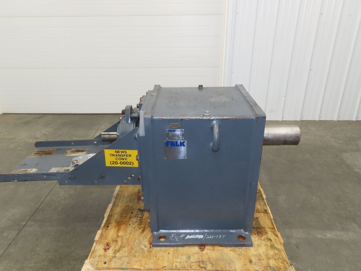 Falk 1110FZ4AA Inline Gearbox Speed Reducer Gear Drive 233:1 Ratio 5RPM Backstop