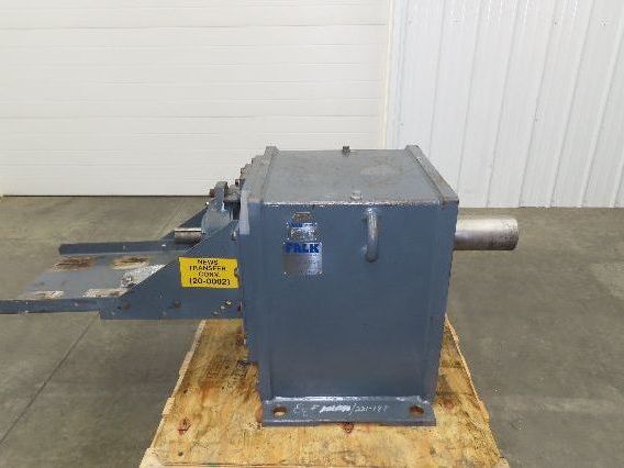 Falk 1110FZ4AA Inline Gearbox Speed Reducer Gear Drive 233:1 Ratio 5RPM Backstop