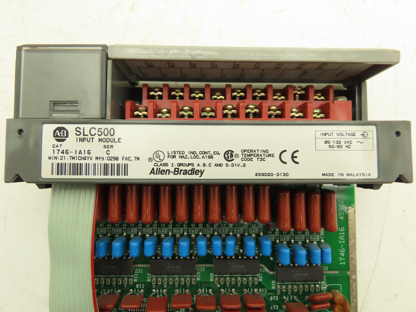 Allen Bradley 1746-IA16 SLC500 16-Channel Input Module 115VAC Ser C Lot of 5