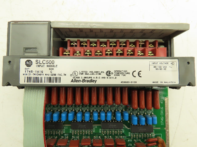 Allen Bradley 1746-IA16 SLC500 16-Channel Input Module 115VAC Ser C Lot of 5