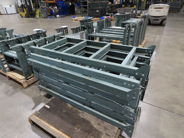 Hytrol MS-9 24"W Conveyor Leg Stationary Floor Support 57-5/8" to 69-5/8"H