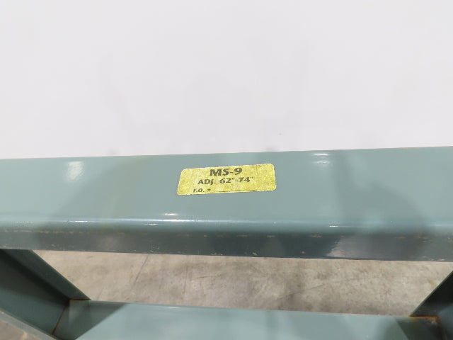 Hytrol MS-9 24"W Conveyor Leg Stationary Floor Support 57-5/8" to 69-5/8"H