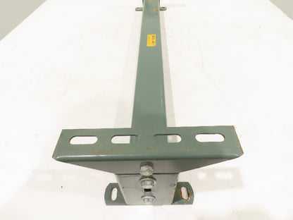 Hytrol MS-1 36"W Conveyor Leg Stationary Floor Support 7" to 8-3/4"H