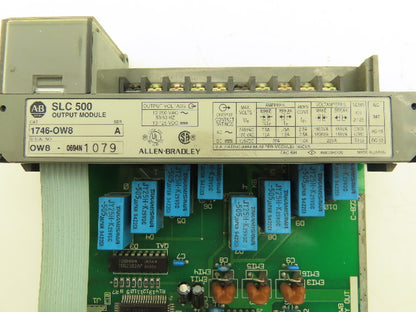 Allen Bradley 1746-OW8 Output Module Ser A Lot of 2 *No Door