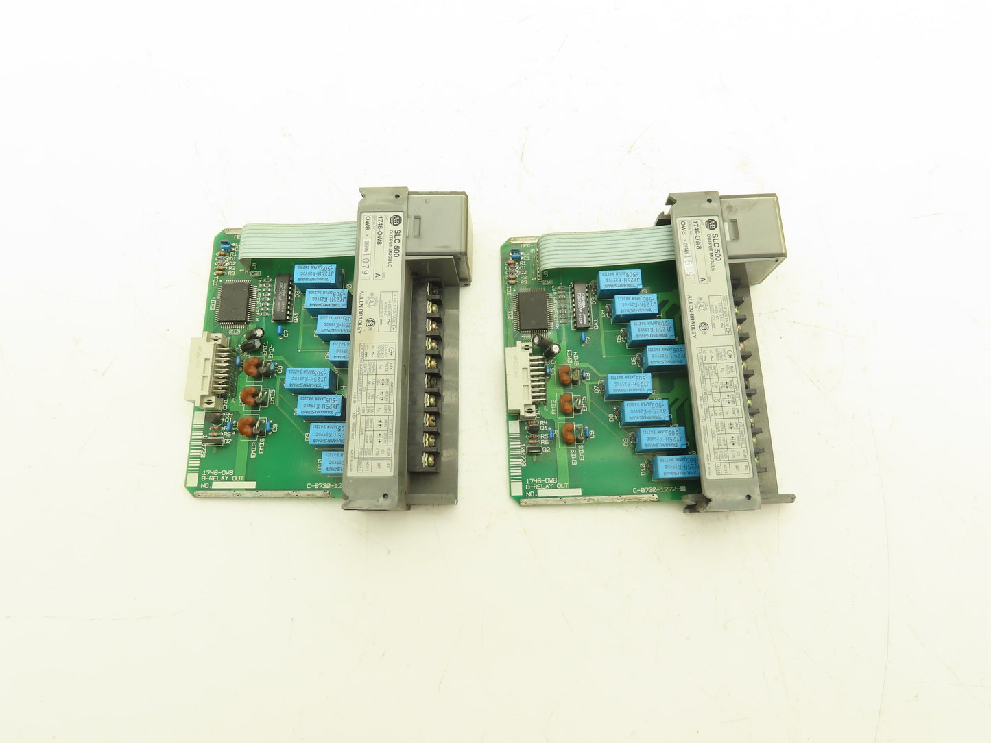 Allen Bradley 1746-OW8 Output Module Ser A Lot of 2 *No Door