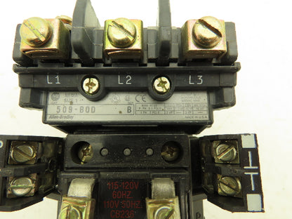 Allen Bradley 509-BOD Motor Starter 575v 3Ph 10Hp Overload Relay NEMA Size 1