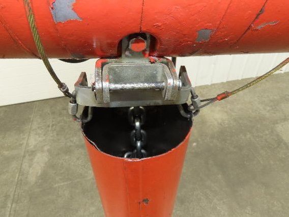 CM Lodestar RRT2 3 ton Electric Chain Hoist 11/3.3 FPM 12' L 635 Power Trolley