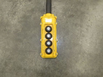 CM Lodestar RRT2 3 ton Electric Chain Hoist 11/3.3 FPM 12' L 635 Power Trolley