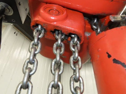 CM Lodestar RRT2 3 ton Electric Chain Hoist 11/3.3 FPM 12' L 635 Power Trolley