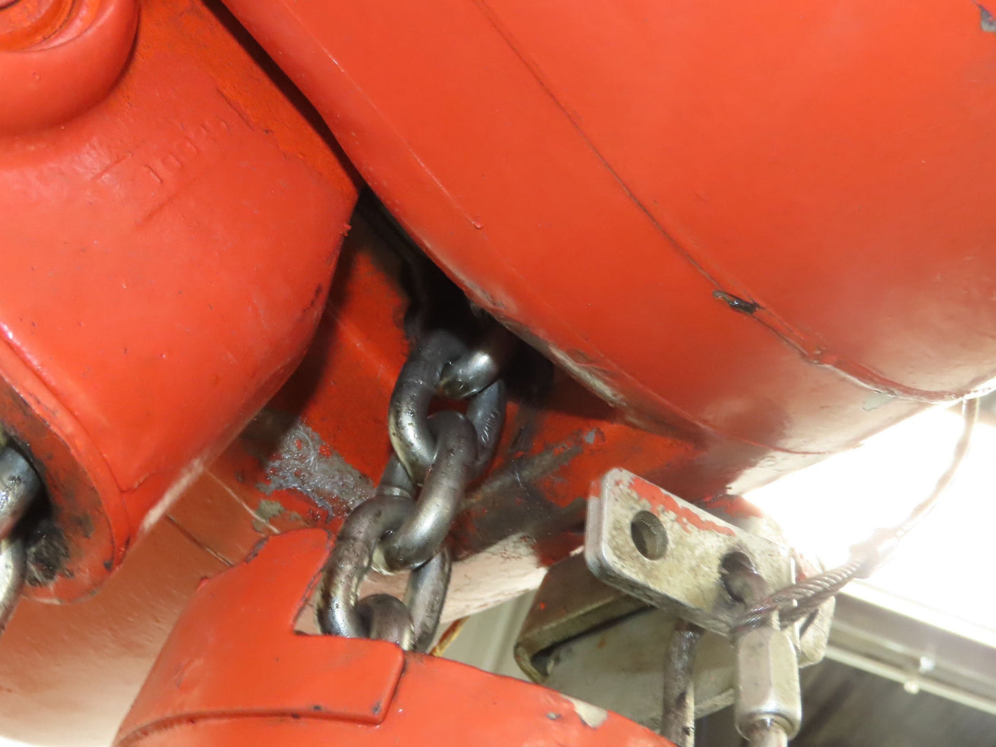 CM Lodestar RRT2 3 ton Electric Chain Hoist 11/3.3 FPM 12' L 635 Power Trolley