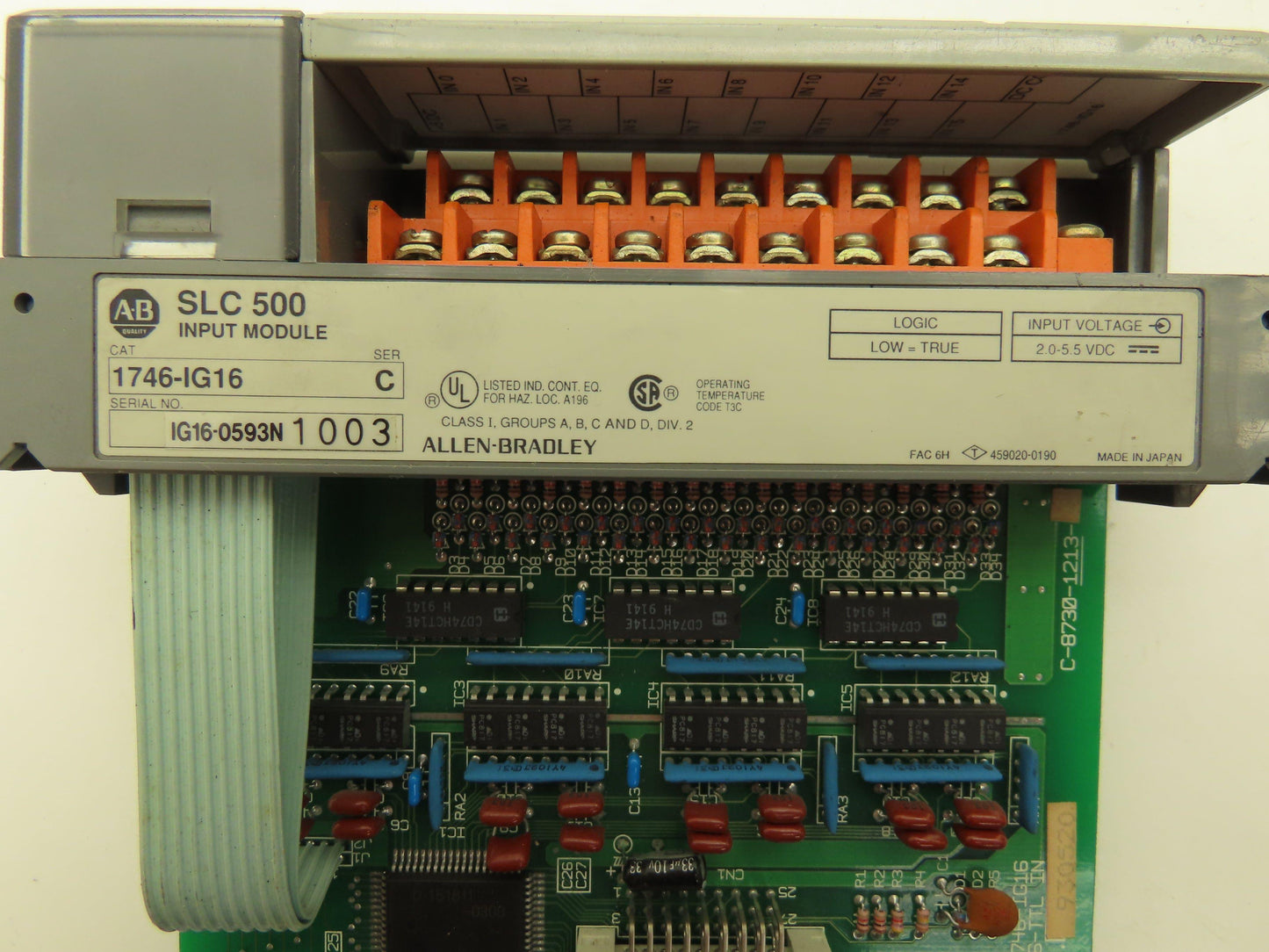 Allen Bradley 1746-IG16 Input Module Ser C 2-5.5vDC Input Lot of 3