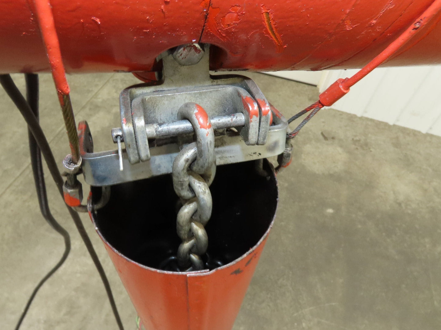 CM Lodestar RT2 3 Ton Electric Chain Hoist 5/1.75 FPM 2 Speed 12' Lift Tolley