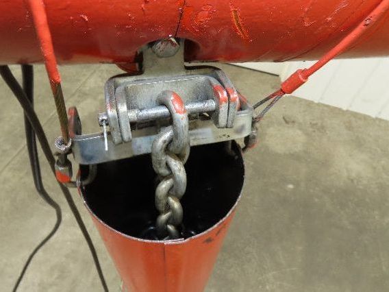 CM Lodestar RT2 3 Ton Electric Chain Hoist 5/1.75 FPM 2 Speed 12' Lift Tolley