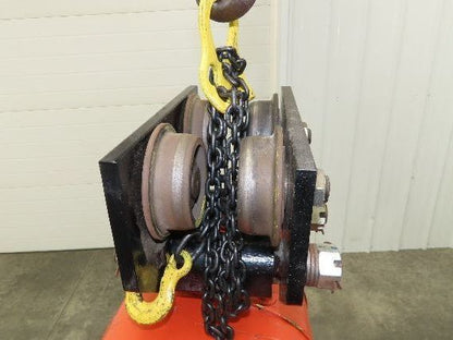 CM Lodestar RT2 3 Ton Electric Chain Hoist 5/1.75 FPM 2 Speed 12' Lift Tolley