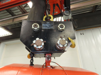 CM Lodestar RT2 3 Ton Electric Chain Hoist 5/1.75 FPM 2 Speed 12' Lift Tolley