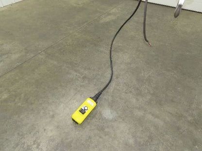 CM Lodestar RT2 3 Ton Electric Chain Hoist 5/1.75 FPM 2 Speed 12' Lift Tolley