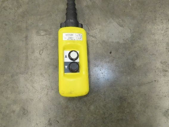 CM Lodestar RT2 3 Ton Electric Chain Hoist 5/1.75 FPM 2 Speed 12' Lift Tolley