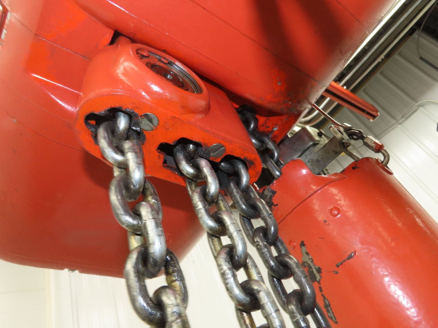 CM Lodestar RT2 3 Ton Electric Chain Hoist 5/1.75 FPM 2 Speed 12' Lift Tolley