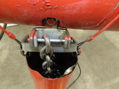 CM Lodestar R2 2 Ton Electric Chain Hoist 2Speed 9'Lift 635 Motor Driven Trolley