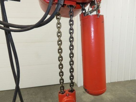 CM Lodestar R2 2 Ton Electric Chain Hoist 2Speed 9'Lift 635 Motor Driven Trolley