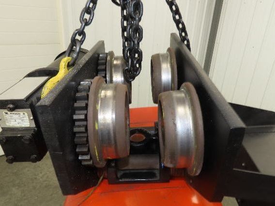 CM Lodestar R2 2 Ton Electric Chain Hoist 2Speed 9'Lift 635 Motor Driven Trolley