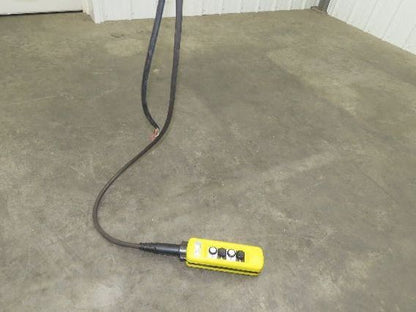 CM Lodestar R2 2 Ton Electric Chain Hoist 2Speed 9'Lift 635 Motor Driven Trolley