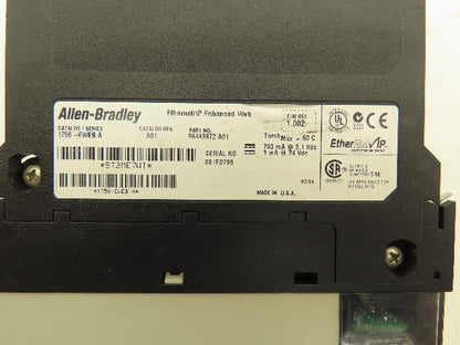 Allen Bradley 1756-EWEB Ethernet Bridge Enhanced Web Module Ser A F/W 1.002