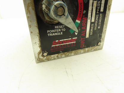 Schroeder DF301C10PD Hydraulic Filter Dirt Alarm Inline Indicator