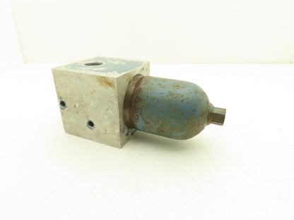 Schroeder DF301C10PD Hydraulic Filter Dirt Alarm Inline Indicator