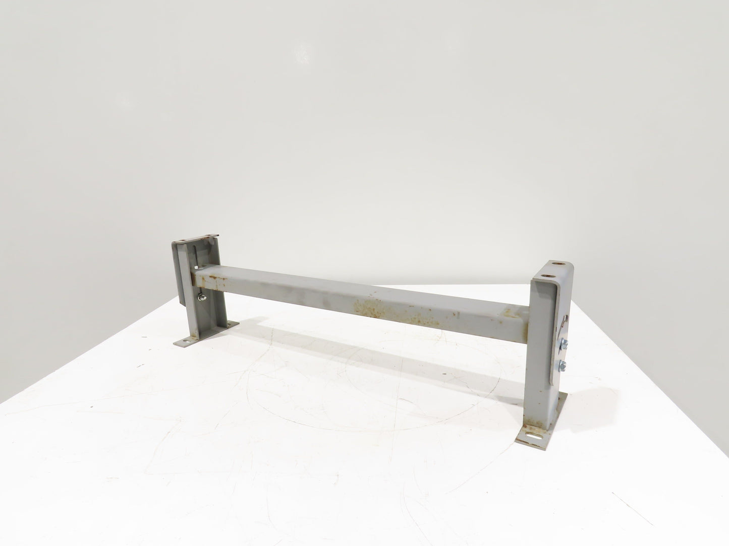 Lewco 34"W Conveyor Leg Stationary Floor Support GRAY 10" to 13-1/2"H