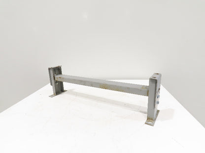 Lewco 34"W Conveyor Leg Stationary Floor Support GRAY 10" to 13-1/2"H