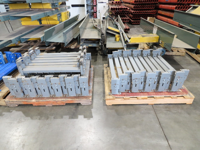 Lewco 34"W Conveyor Leg Stationary Floor Support GRAY 10" to 13-1/2"H