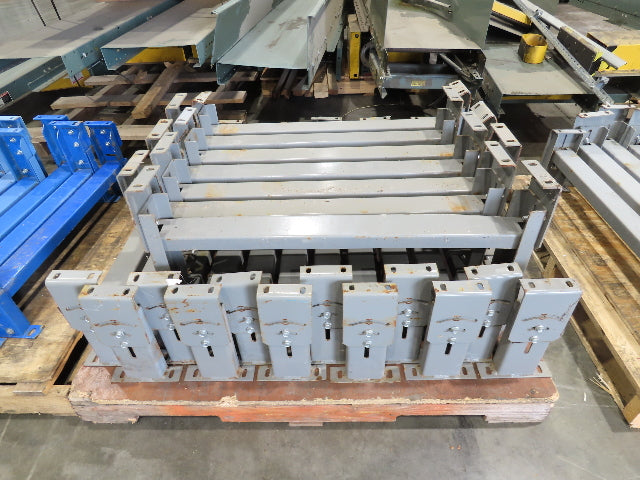 Lewco 34"W Conveyor Leg Stationary Floor Support GRAY 10" to 13-1/2"H