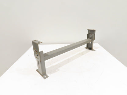 Lewco 34"W Conveyor Leg Stationary Floor Support GRAY 10" to 13-1/2"H