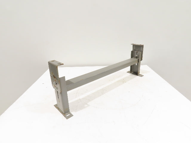 Lewco 34"W Conveyor Leg Stationary Floor Support GRAY 10" to 13-1/2"H