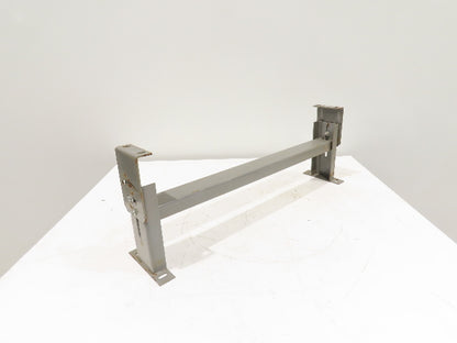 Lewco 34"W Conveyor Leg Stationary Floor Support GRAY 10" to 13-1/2"H