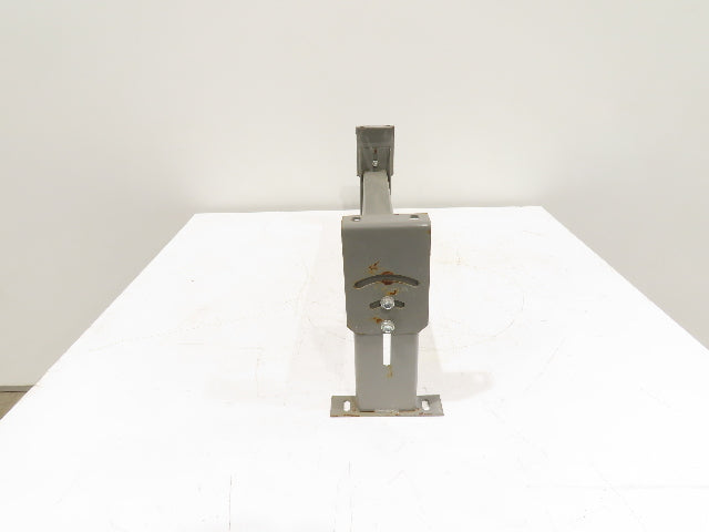 Lewco 34"W Conveyor Leg Stationary Floor Support GRAY 10" to 13-1/2"H