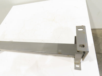 Lewco 34"W Conveyor Leg Stationary Floor Support GRAY 10" to 13-1/2"H