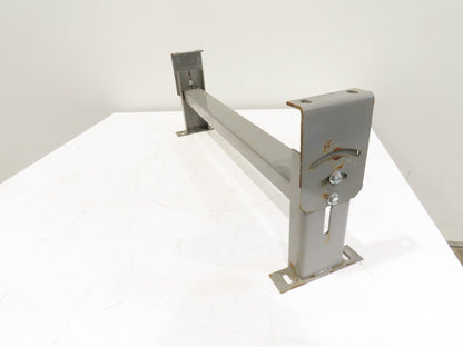 Lewco 34"W Conveyor Leg Stationary Floor Support GRAY 10" to 13-1/2"H