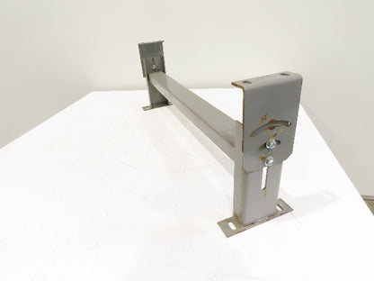 Lewco 34"W Conveyor Leg Stationary Floor Support GRAY 10" to 13-1/2"H