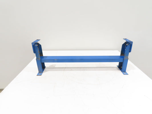 Lewco 34"W Conveyor Leg Stationary Floor Support BLUE 12-1/2" to 14"H Heavy Duty