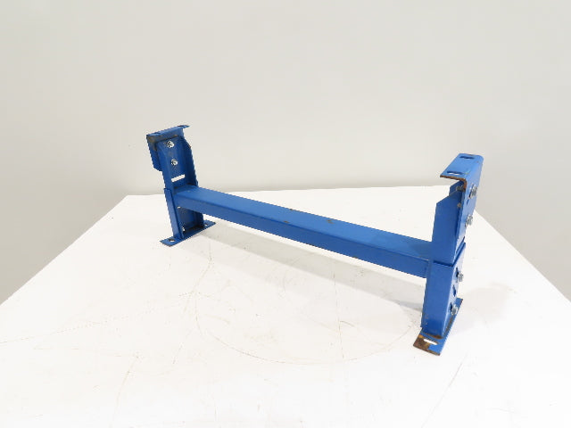 Lewco 30"W Conveyor Leg Stationary Floor Support BLUE 12-1/2" to 14"H Heavy Duty