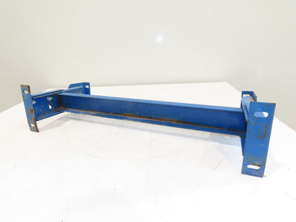 Lewco 30"W Conveyor Leg Stationary Floor Support BLUE 12-1/2" to 14"H Heavy Duty