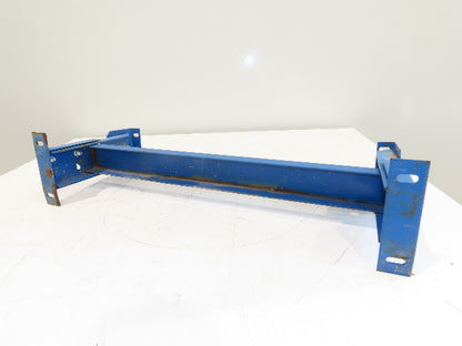Lewco 30"W Conveyor Leg Stationary Floor Support BLUE 12-1/2" to 14"H Heavy Duty