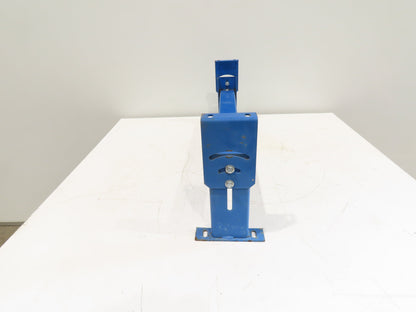 Lewco 34"W Conveyor Leg Stationary Floor Support BLUE 10" to 13-1/2"H