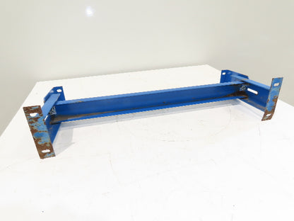 Lewco 34"W Conveyor Leg Stationary Floor Support BLUE 10" to 13-1/2"H