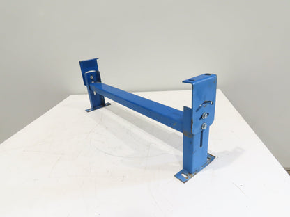 Lewco 34"W Conveyor Leg Stationary Floor Support BLUE 10" to 13-1/2"H