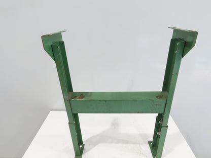 Roach 24"W Conveyor Leg Stationary Floor Support GREEN 27-5/8" to 36"H