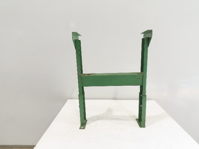 Roach 24"W Conveyor Leg Stationary Floor Support GREEN 27-5/8" to 36"H